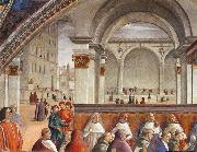 GHIRLANDAIO, Domenico Detail of Confirmation of the Rule Germany oil painting artist